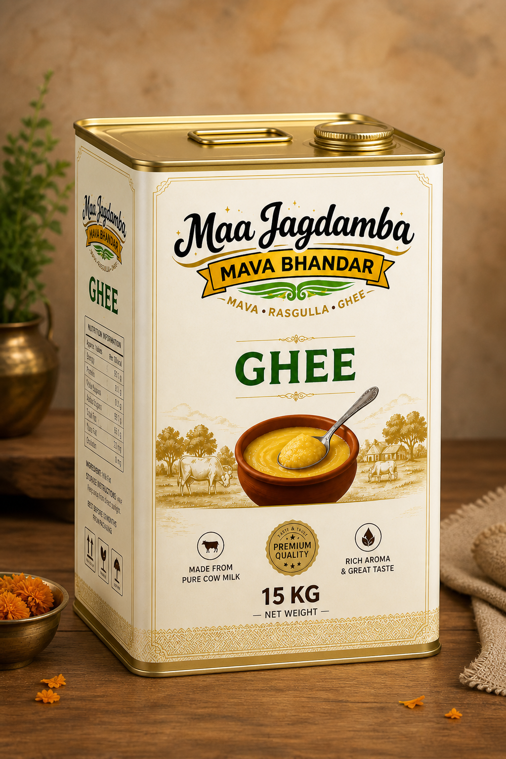fresh and pure desi ghee maa jagdamba